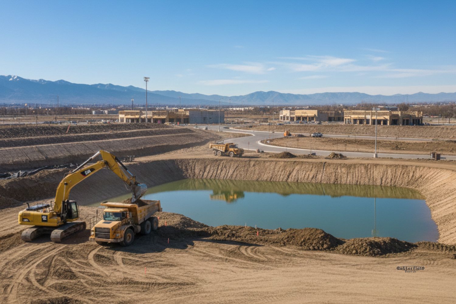 Salt Lake County Utah Water Retention Pond Contractor