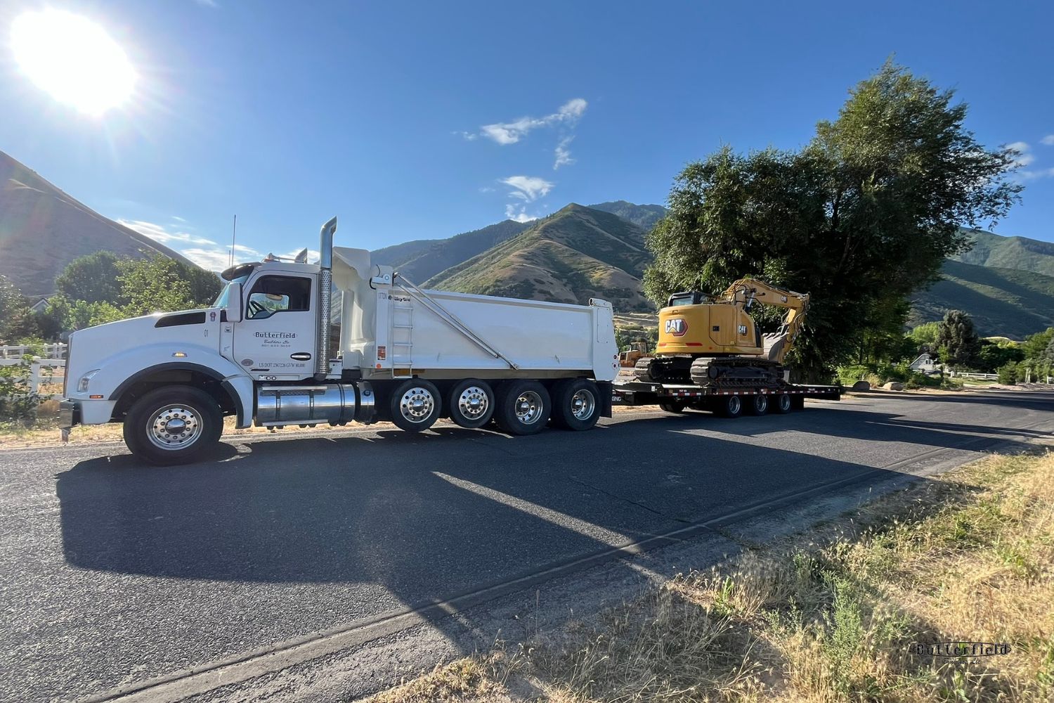 Professional Dump Truck and Driver Services for Excavation Projects